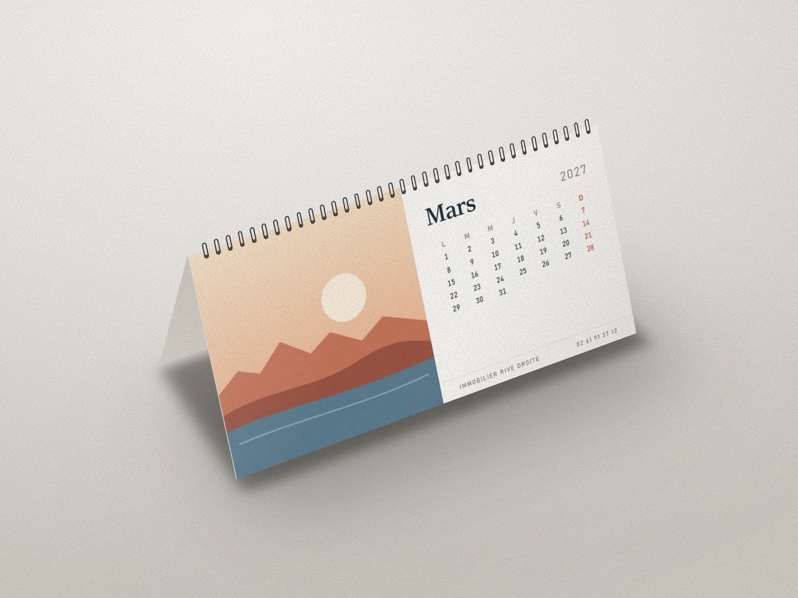 Calendriers chevalet
